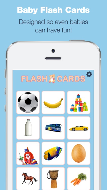 Baby Flash Cards - My First Words Game for Boys and Girls