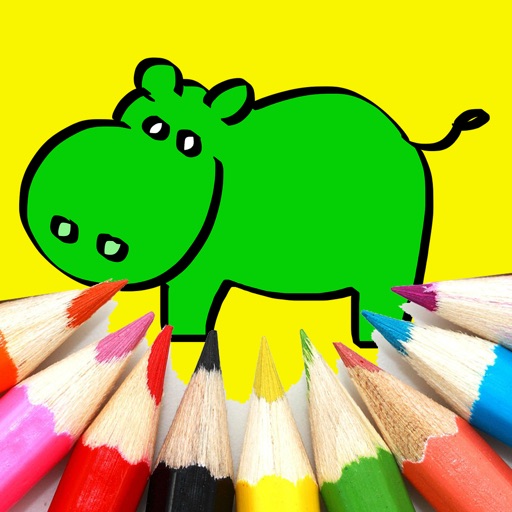 Adorable Animal Coloring Pages Creativity for Kids iOS App