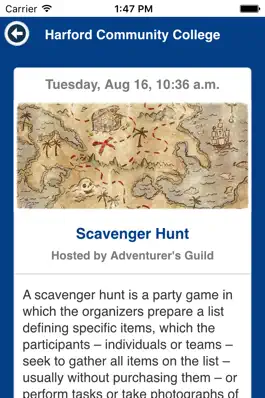 Game screenshot Harford Community College Events hack