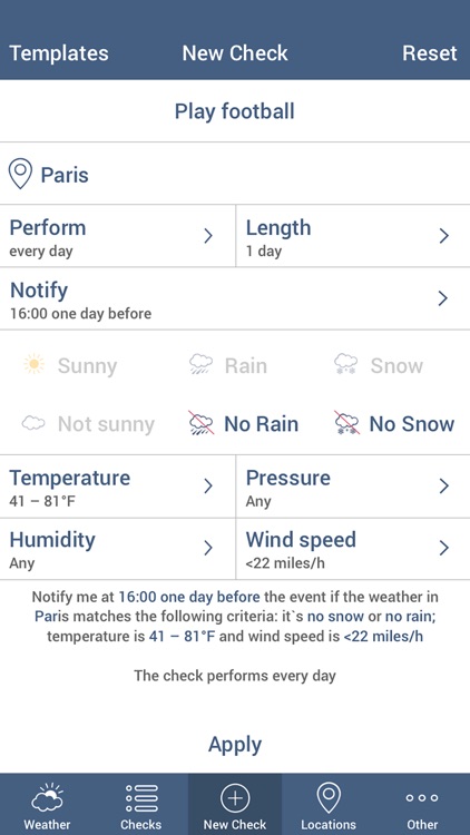 Weather Reminder — Plan. Check. Do! Alerts & Tips