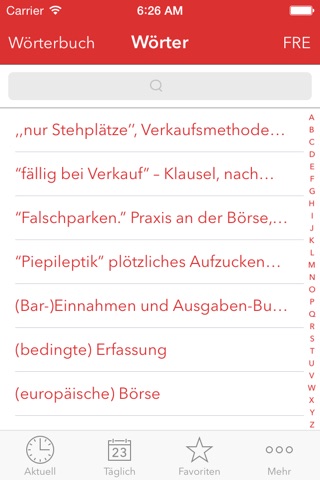 Verbis Geschäft Lexikon DE-FR screenshot 2