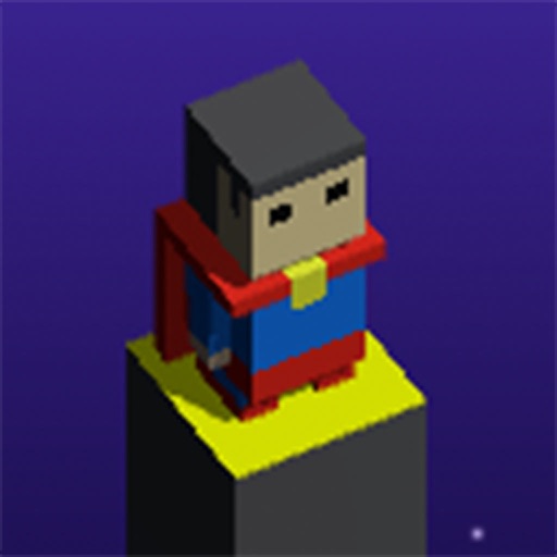 Superhero Cube Jump : Color Path Block Games iOS App