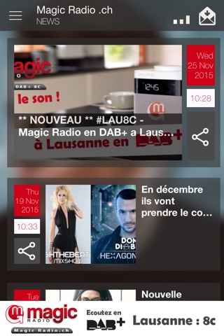 Magic Radio .ch screenshot 4