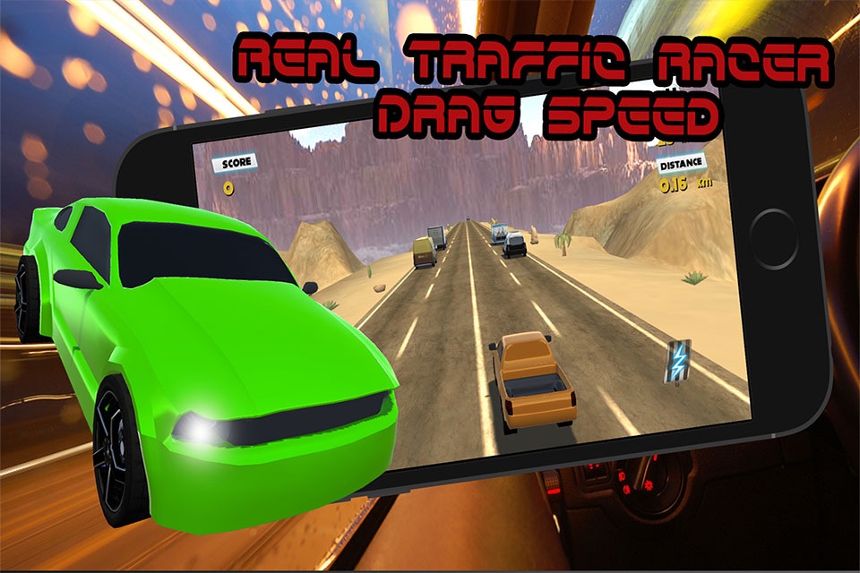 Real Traffic Racer Drag Speed Highway - 3d Racing Game screenshot 3