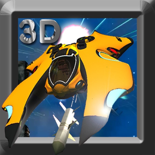 Space Raider 3D Icon