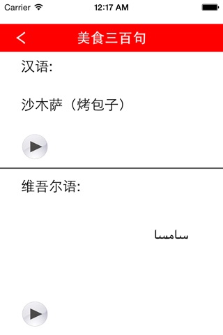 维汉美食三百句 screenshot 4