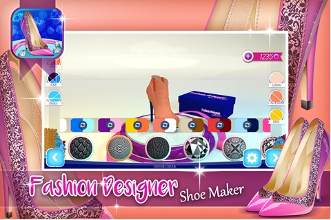 Fashion Designer Shoe Maker: Design and Make High Heels for Top Model Makeover screenshot 3