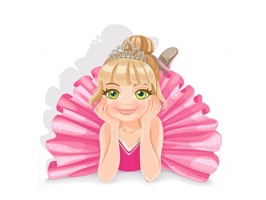 Add a super cute ballerina to your next conversation