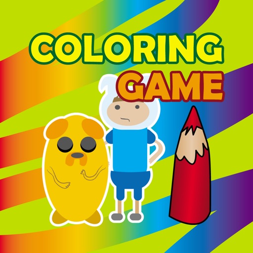 Coloring Game for Finn and Jake (Adventure Time) iOS App