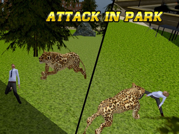 angry cheetah ready to destroy town