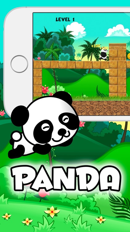 Baby Jungle Panda Legend Run and Jump Game for kids