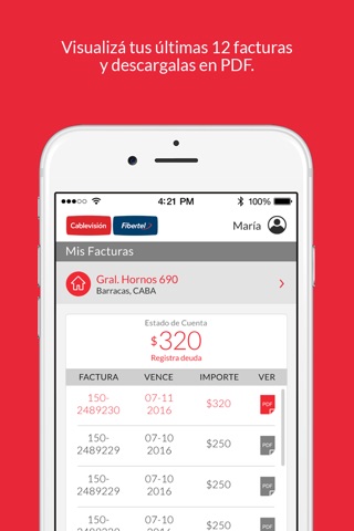 Mi Cuenta Cablevisión Fibertel screenshot 3