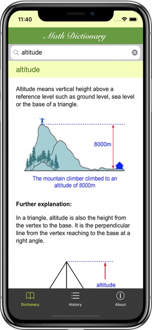 Maths Dictionary (OFFLINE)