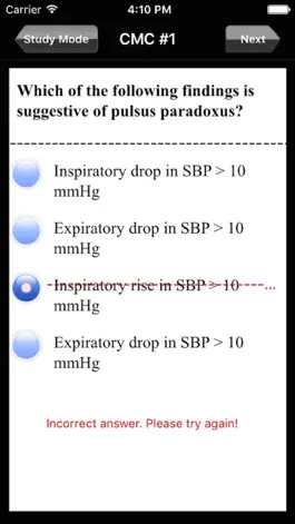 Game screenshot CMC Cardiac Medicine Exam Prep hack