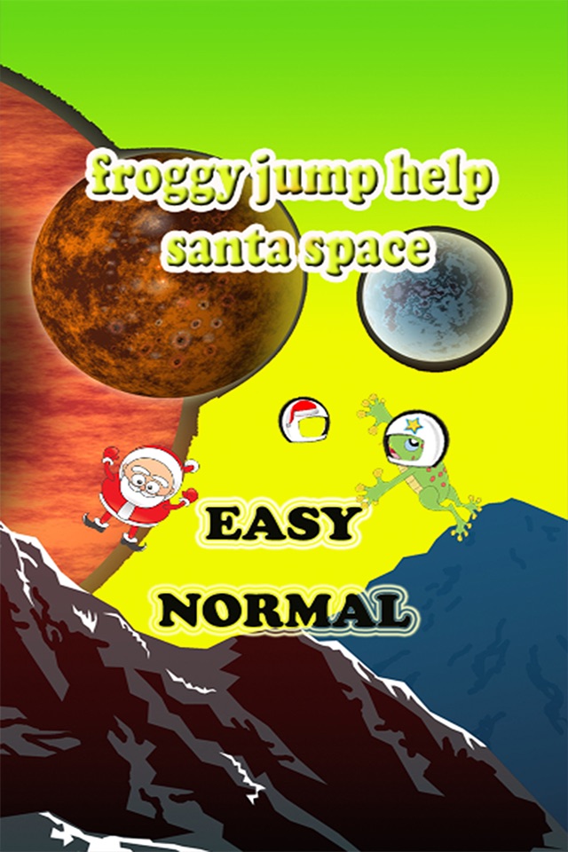 froggy jump help santa space screenshot 2