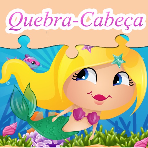 Quebra-Cabeça da Princesa Sereia no Jogos Educativos Grátis para Crianças e Jardim de Infância iOS App