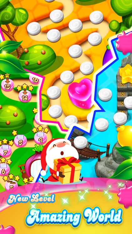 Candy Gems Christmas - New Best Match 3 Puzzle screenshot-3