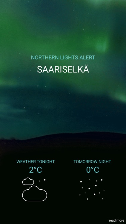 Northern Lights Alert Saariselkä