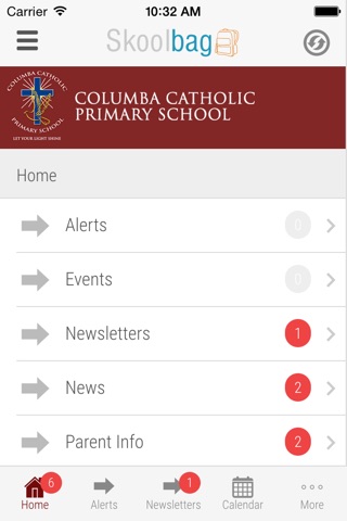 Columba Catholic Primary School - Skoolbag screenshot 2