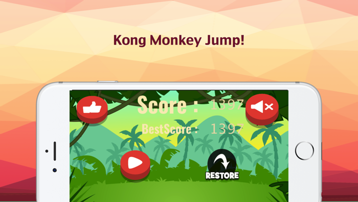 Kong Monkey Jump Go