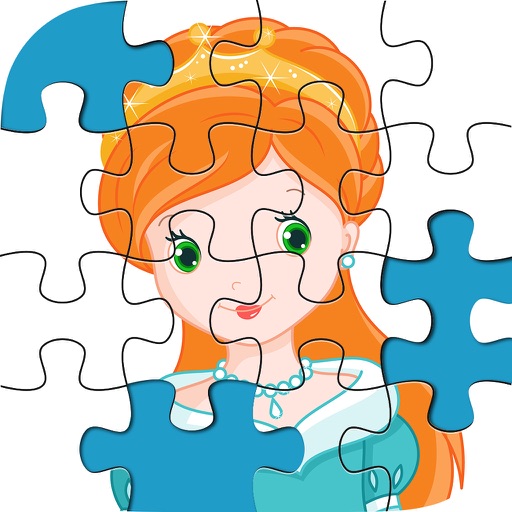 Princess Jigsaw Free - Girly Girl Games and Real Puzzles Craft Icon
