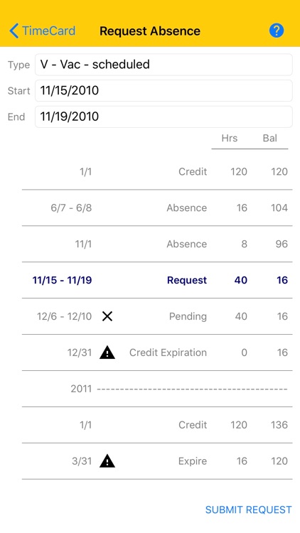 ShopVue TimeCard