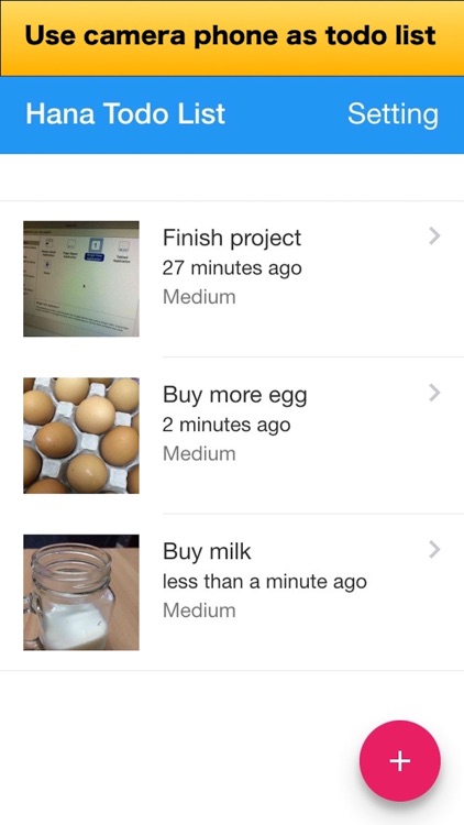 Hana Photo Todo List