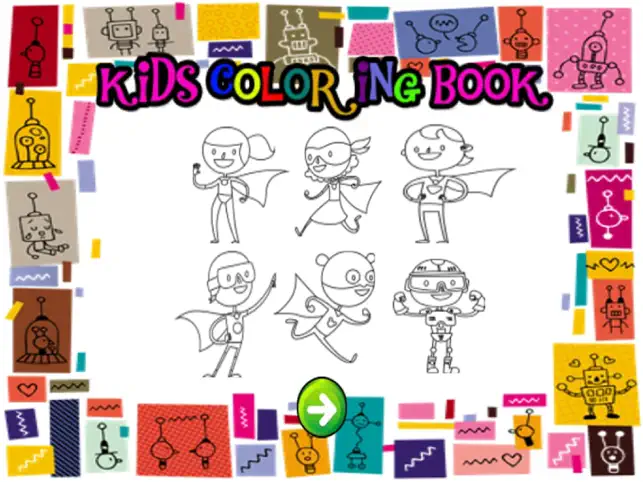 Skærmbillede 4 Super Power Girls Mom&Dad Family coloring book fun starter game iphone