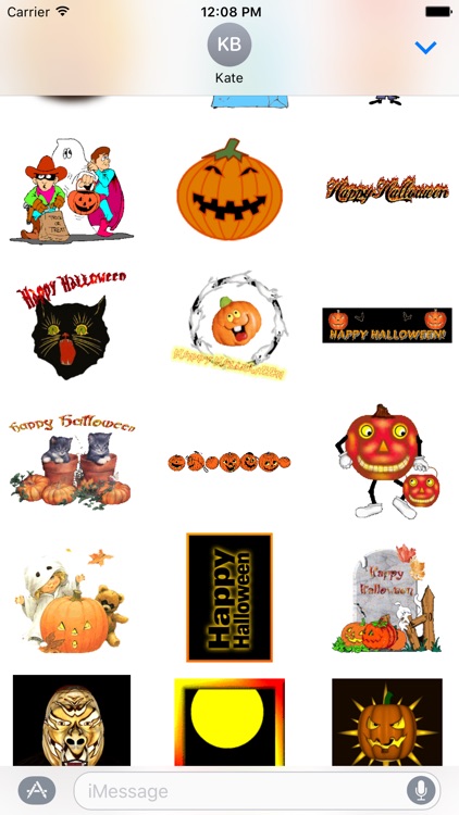 Halloween Animated stickers for iMessage