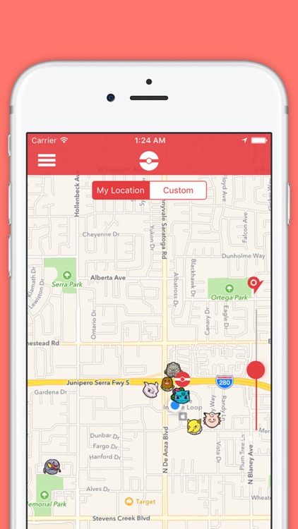 Pokemap Go - Searching app