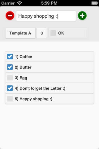 1A Shopping List - Shopping made easy screenshot 2