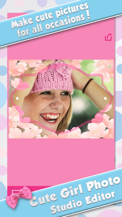 Cute Girl Photo Studio Editor - Frames and Effects