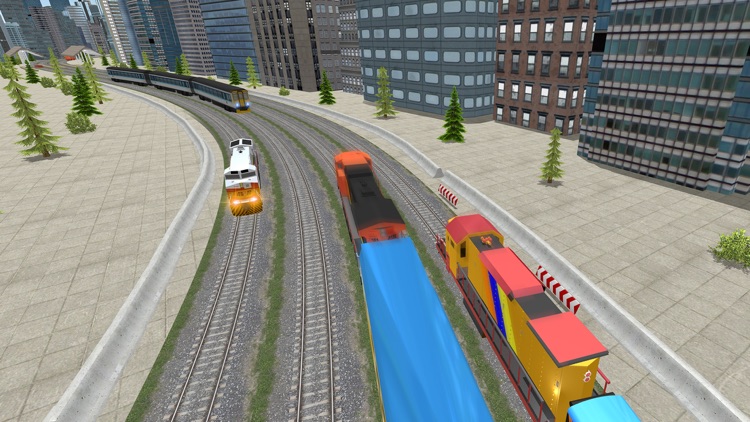 Driving In City Train 2016