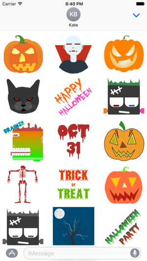 Halloween Stickers - for iMessage(圖2)-速報App