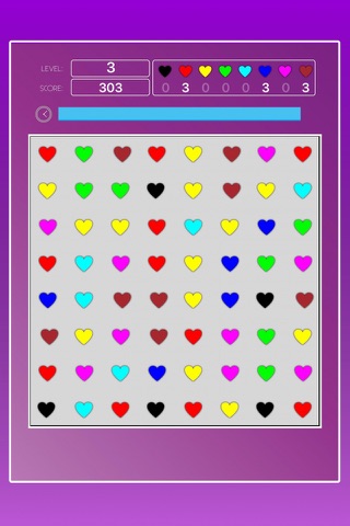 3 Gems Game with Hearts screenshot 2