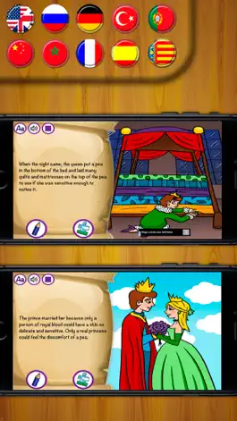 Game screenshot Princess and the Pea Classic tale interactive book apk