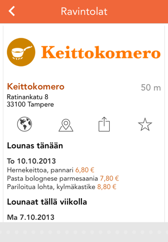 lounaspaikka.fi screenshot 3