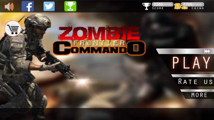 Zombie Frontier Commando - Defend Frontline from Psycho Soldiers Attack