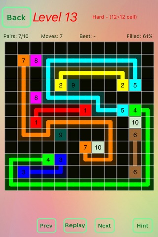 Number Linker Free - SoCrative Circle Link Puzzle Game app screenshot 2