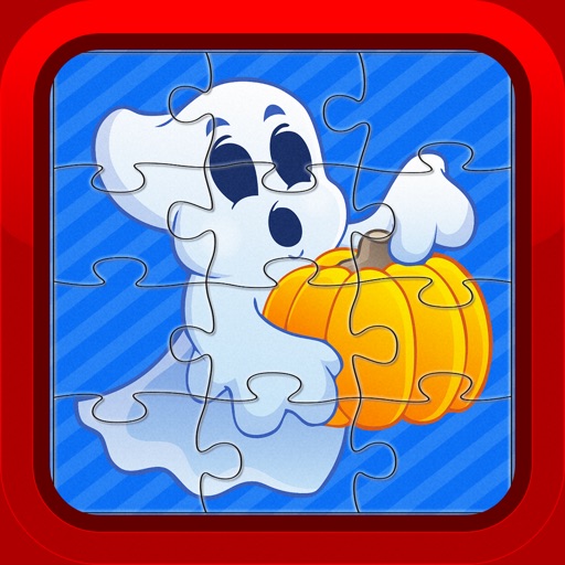 Cute Halloween Jigsaw Puzzle Games for Toddlers