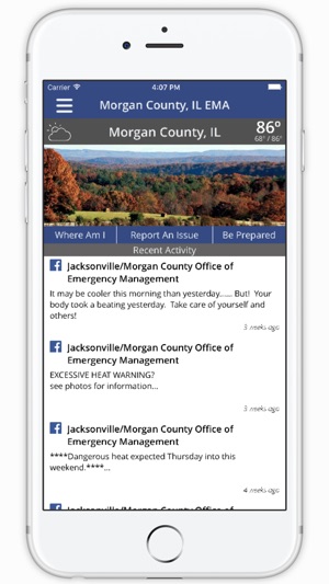 Morgan County, Jacksonville, IL EMA(圖1)-速報App