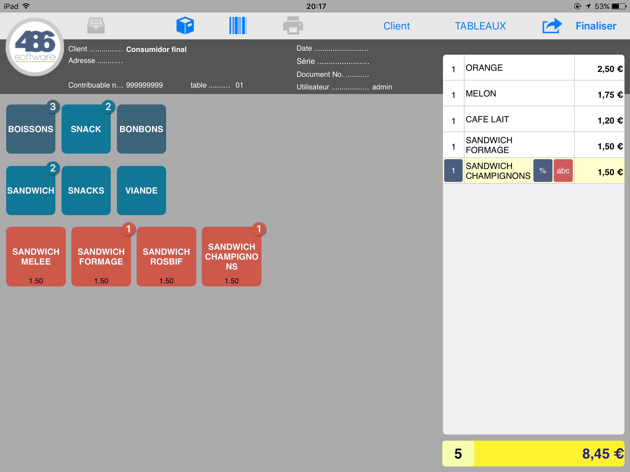 486InvoicePOS - Point of Sale screenshot 2