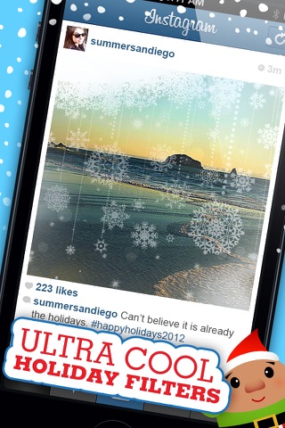 InstaChristmas - Celebrate Christmas with Holiday Frames, Stickers, and Filters (Instagram edition) screenshot 2