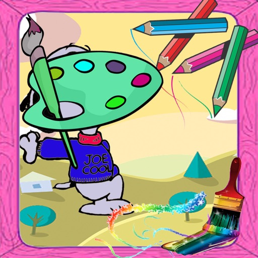 Paint For Kids Game Snoopy Version iOS App