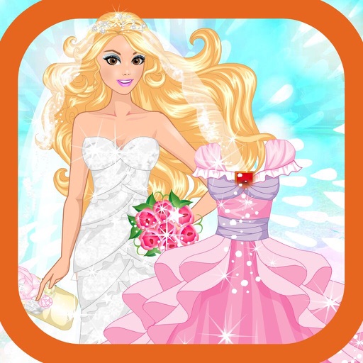 Baby wear a wedding dress:Girl makeup games iOS App