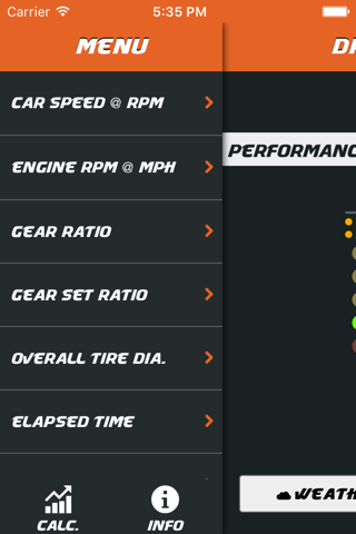 Drag Racing Calc Pro screenshot 2