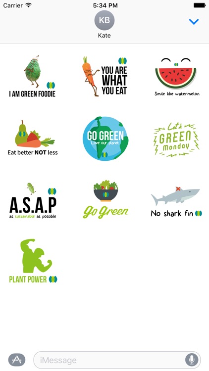 Green Monday Stickers