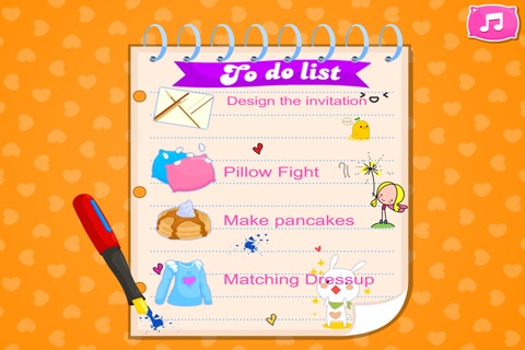 Baby Pajama Party - Pillow Fight, Make Pancakes, Matching Dressup screenshot 3
