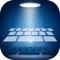 Get fantastic Blue Keyboard with Neon Backgrounds, Emoji & Fonts and enjoy texting with people you love