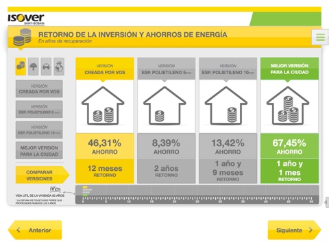 Calculador de ahorro de energía y CO2 en la vivienda screenshot 4